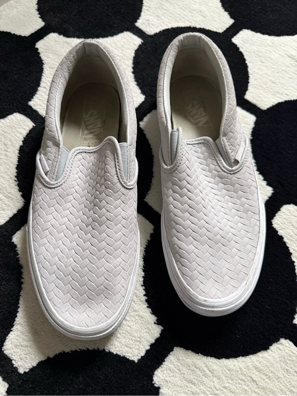 Vans Slip-On Woven Pale Gray Women's Sneakers